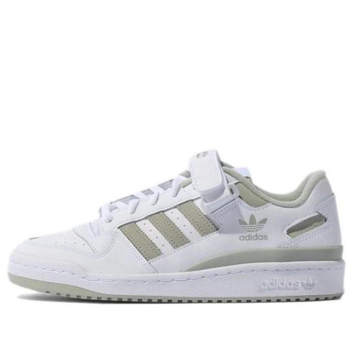 Giày adidas Forum Low White Halo Green GZ8958 chụp góc chính diện