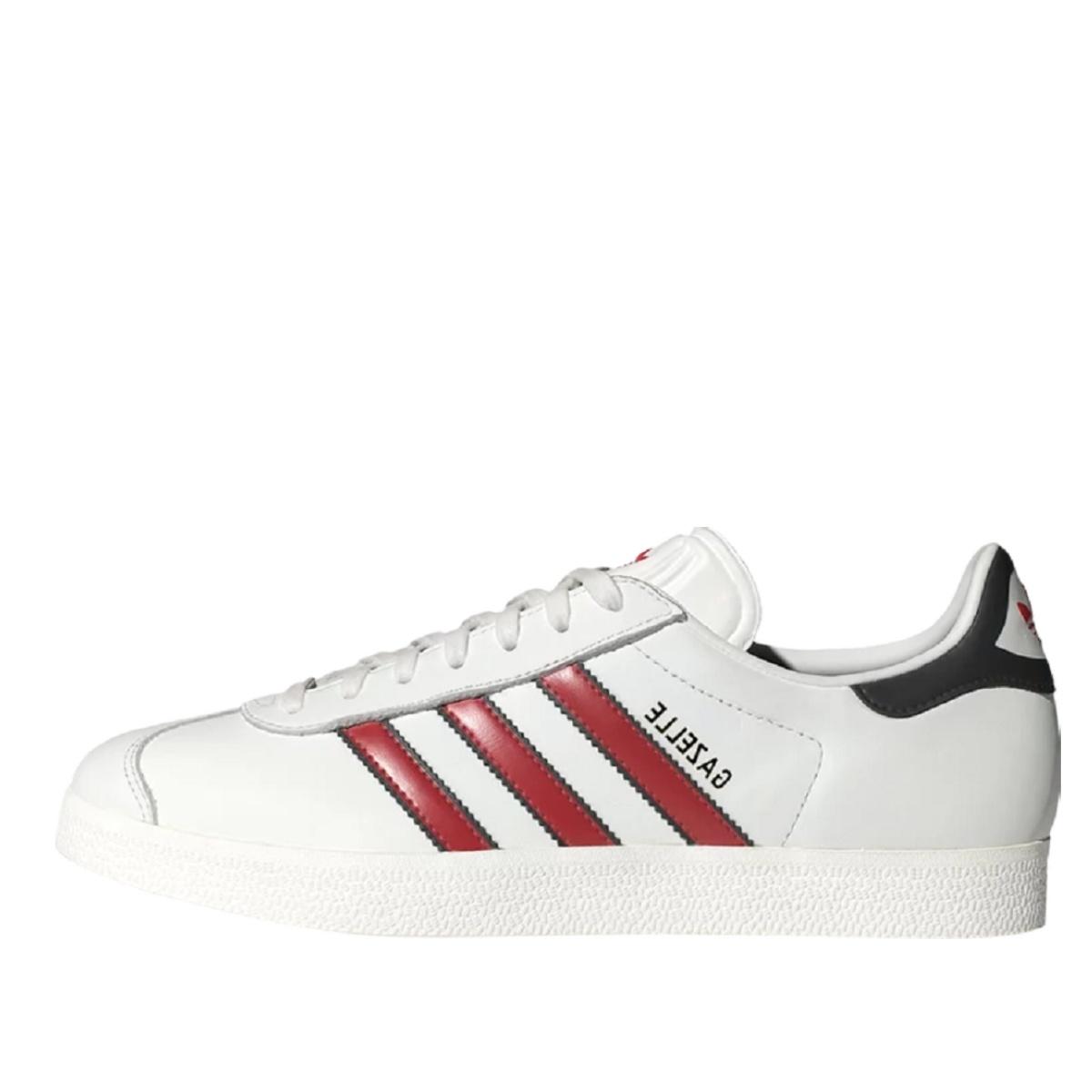 Giày adidas Gazelle Core White IG6211 phối màu trắng đỏ vàng gold