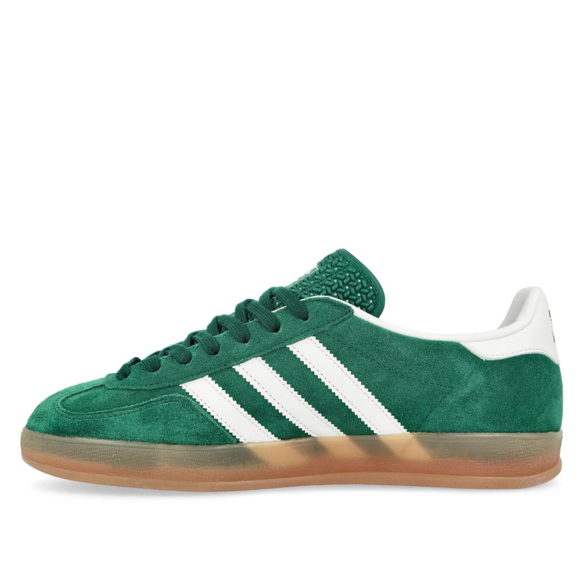 Giày adidas Gazelle Indoor Collegiate Green Gum JI2062正面