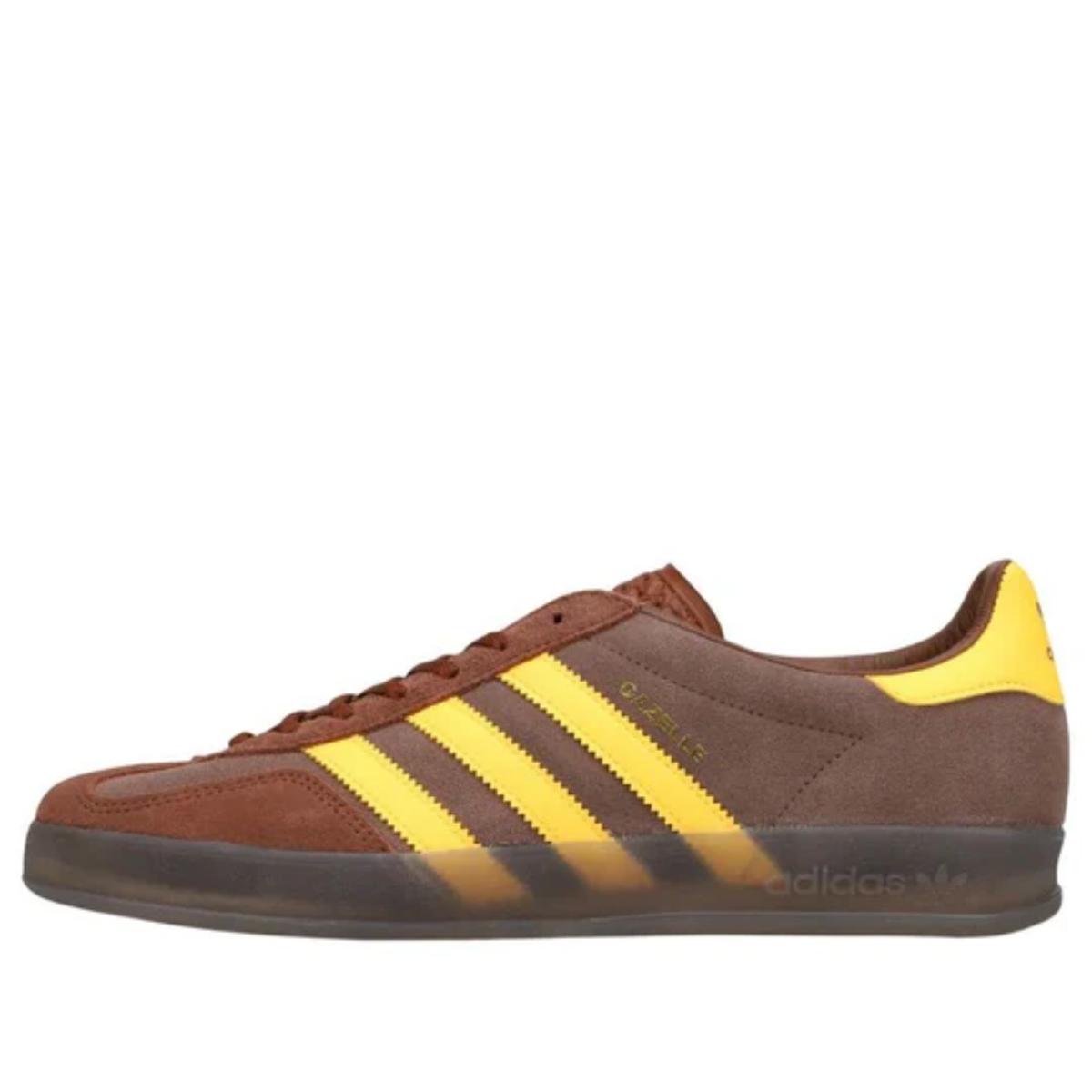 Giày adidas Gazelle Indoor Preloved Brown Spark JI2588 phối nâu vàng