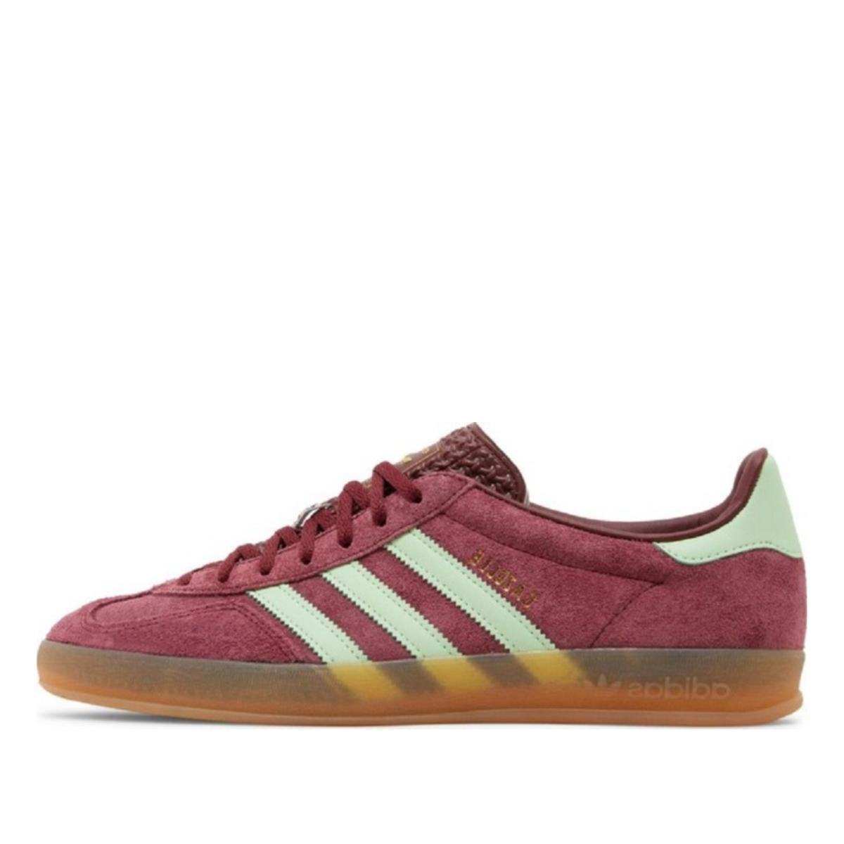 Giày adidas Gazelle Indoor Red Semi Green Spark IH7487 phối màu đỏ nổi bật
