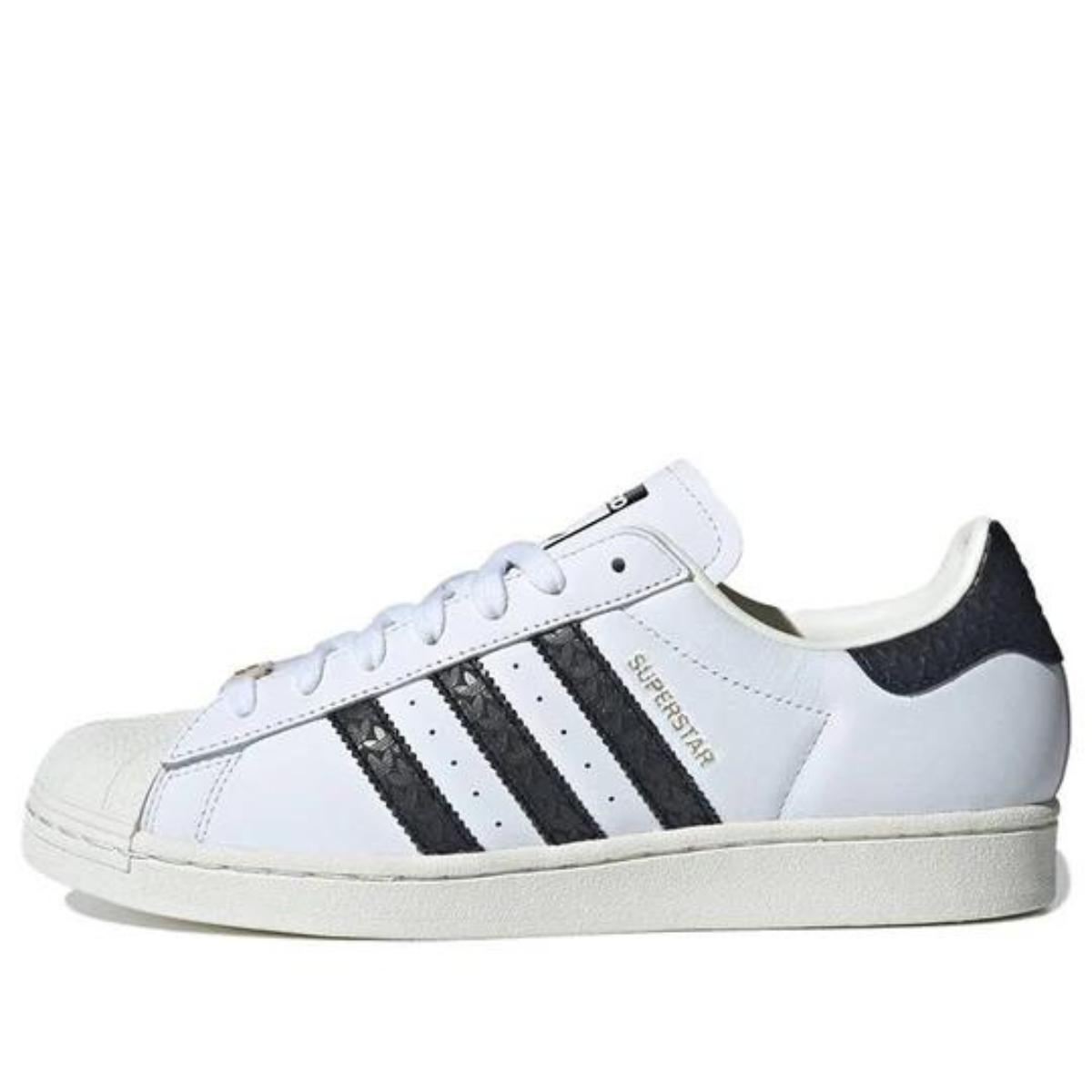 Giày adidas Original Superstar Ftwr White Core Black Gold Metallic IF3637 phối trắng đen viền vàng