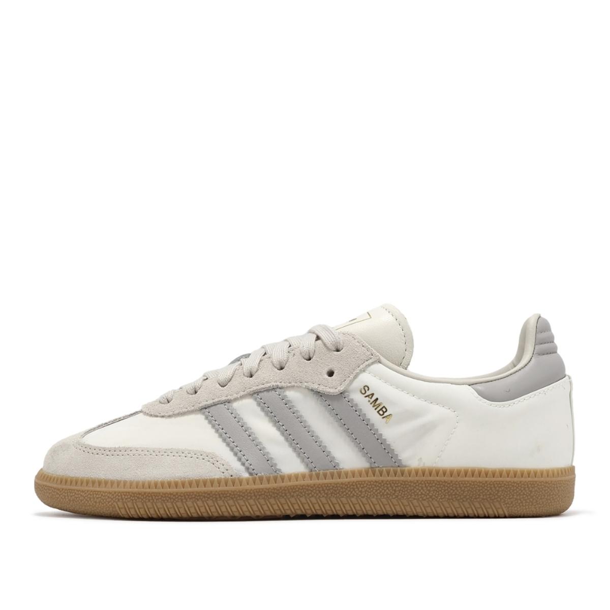 Giày adidas Originals Samba OG Grey Brown ID1448 góc nhìn bên