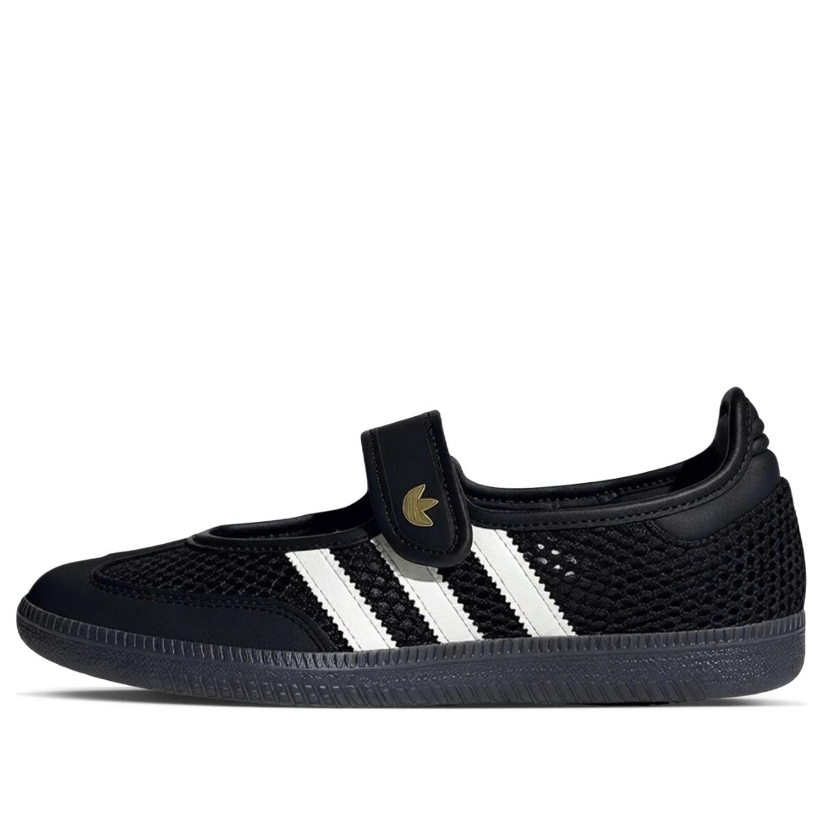 Giày Adidas Samba Jane Core Black Off White Gold Metallic LA6830 chụp side profile