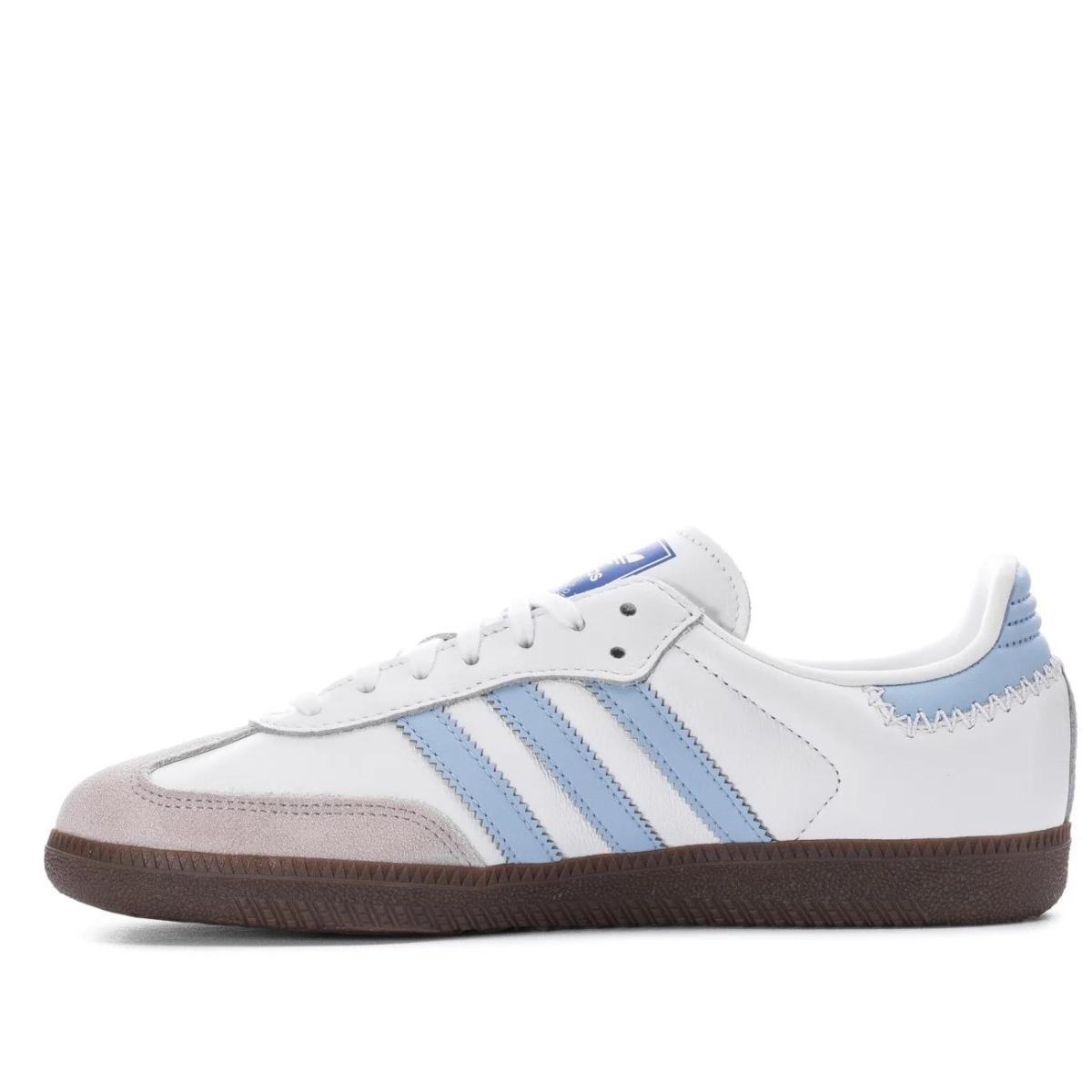 Giày Adidas Samba OG J White Clear Sky JI2009 chính hãng
