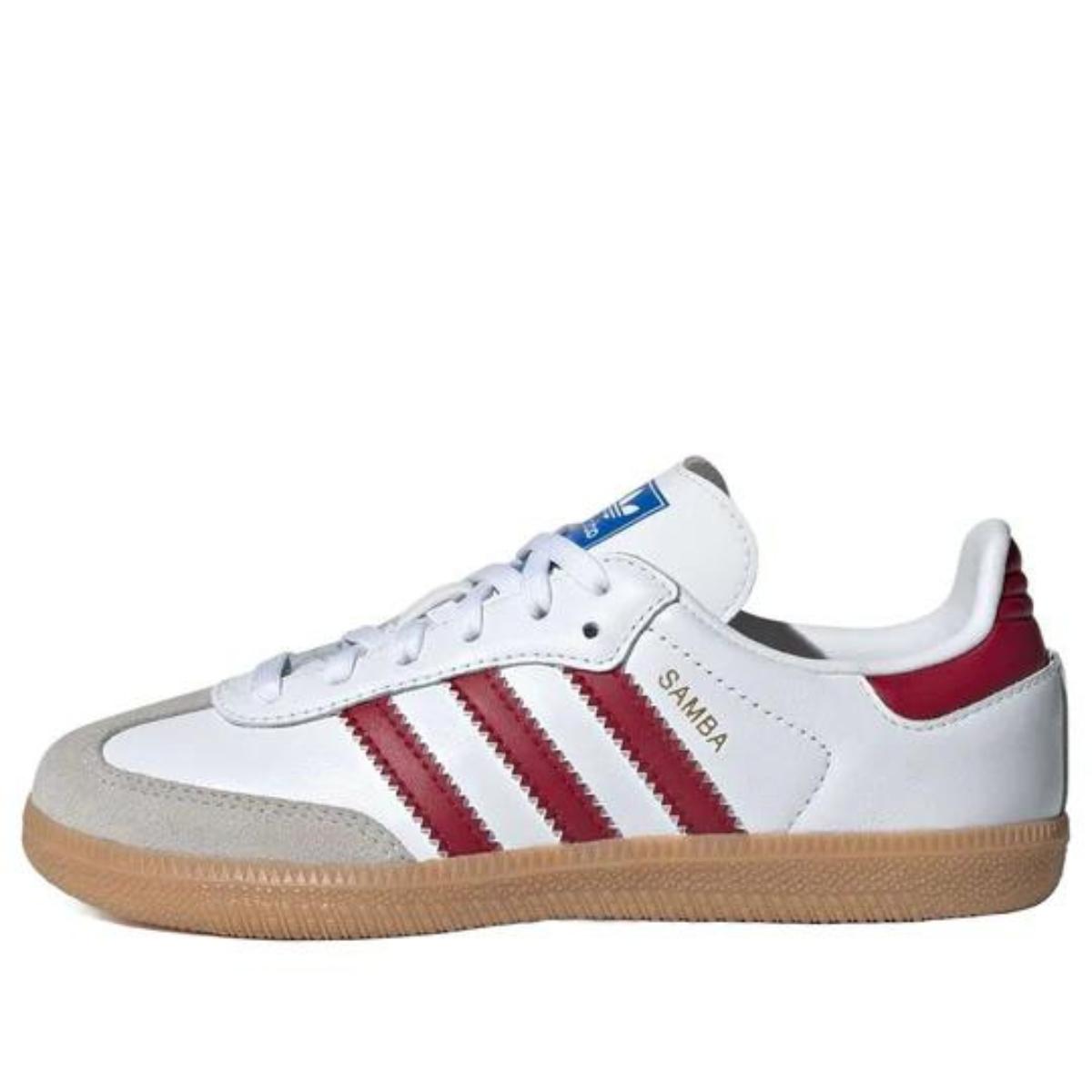 Giày Adidas Samba OG J White Collegiate Burgundy Gum IE1330 phối màu trắng burgundy đế gum
