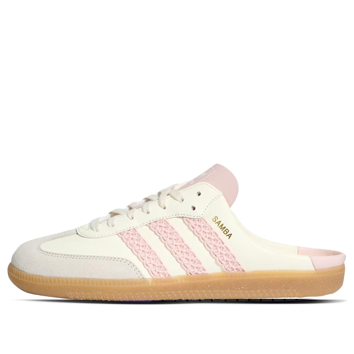 Giày Adidas Samba OG Mule White Pink HP5052侧面