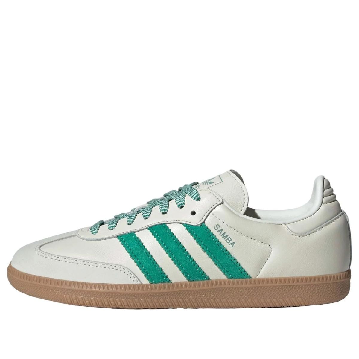 Giày adidas Samba OG Off White Court Green JI3906正面