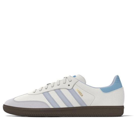 Giày Adidas Samba OG White Halo Blue Gum ID2055 phối màu trắng Halo Blue đế gum
