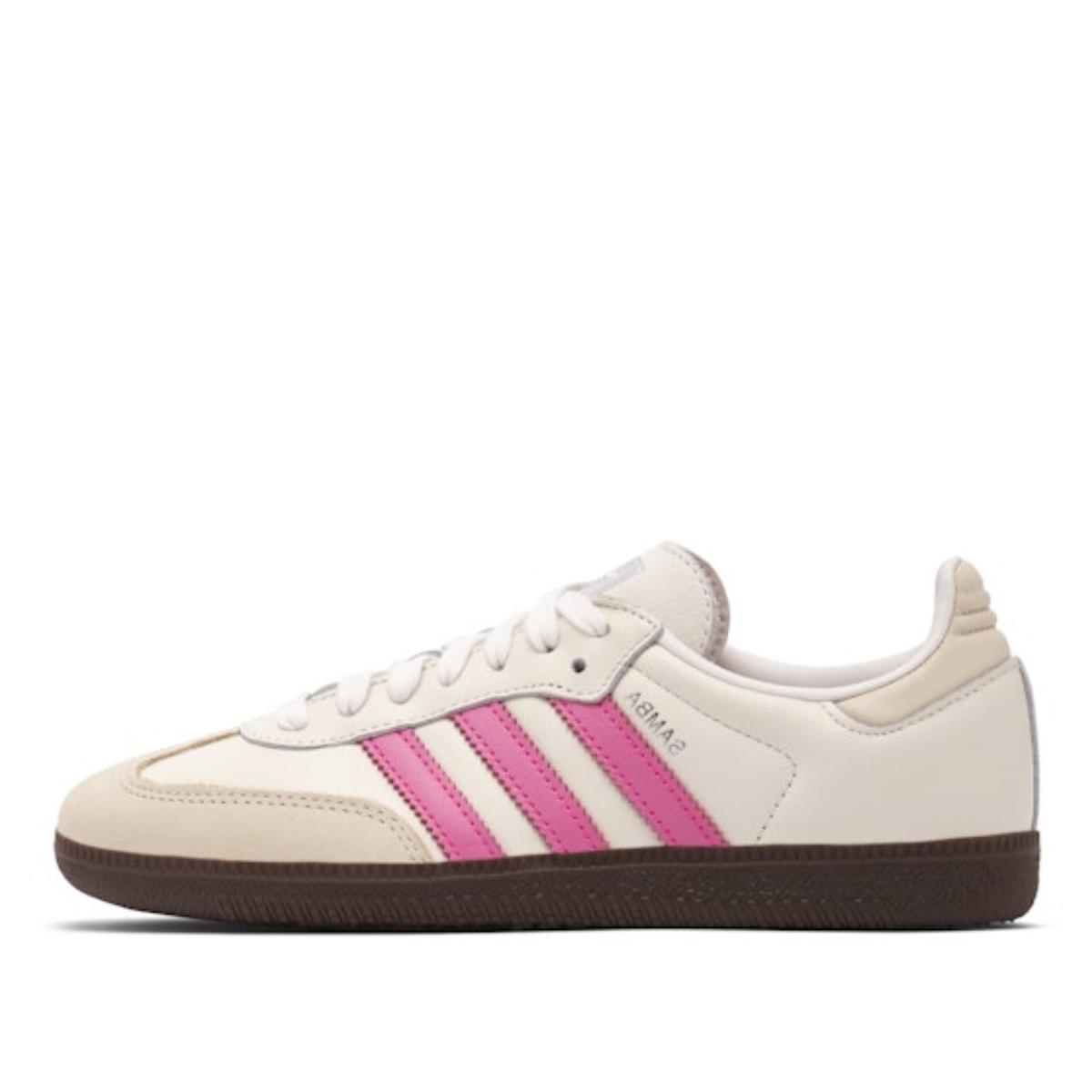 Giày Adidas Samba OG White Lucid Pink Wmns IG1962 phối trắng hồng
