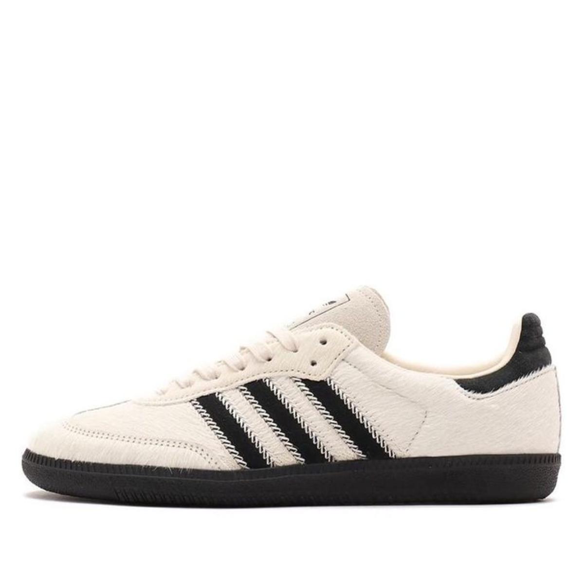 Giày Adidas Samba OG Wonder White Black Pony JP5329