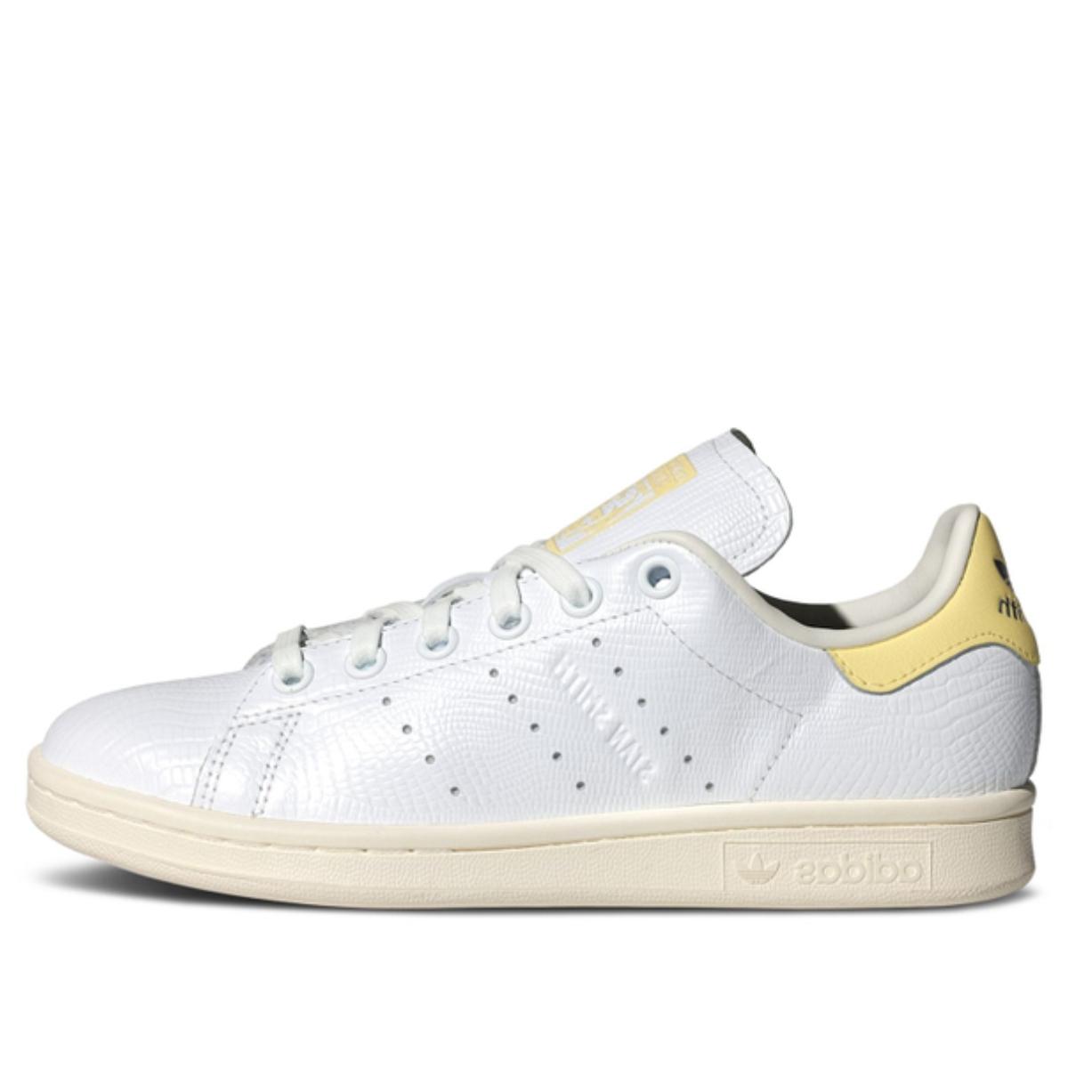 Giày Adidas Stan Smith White Almost Yellow Reptile Wmns IE0464