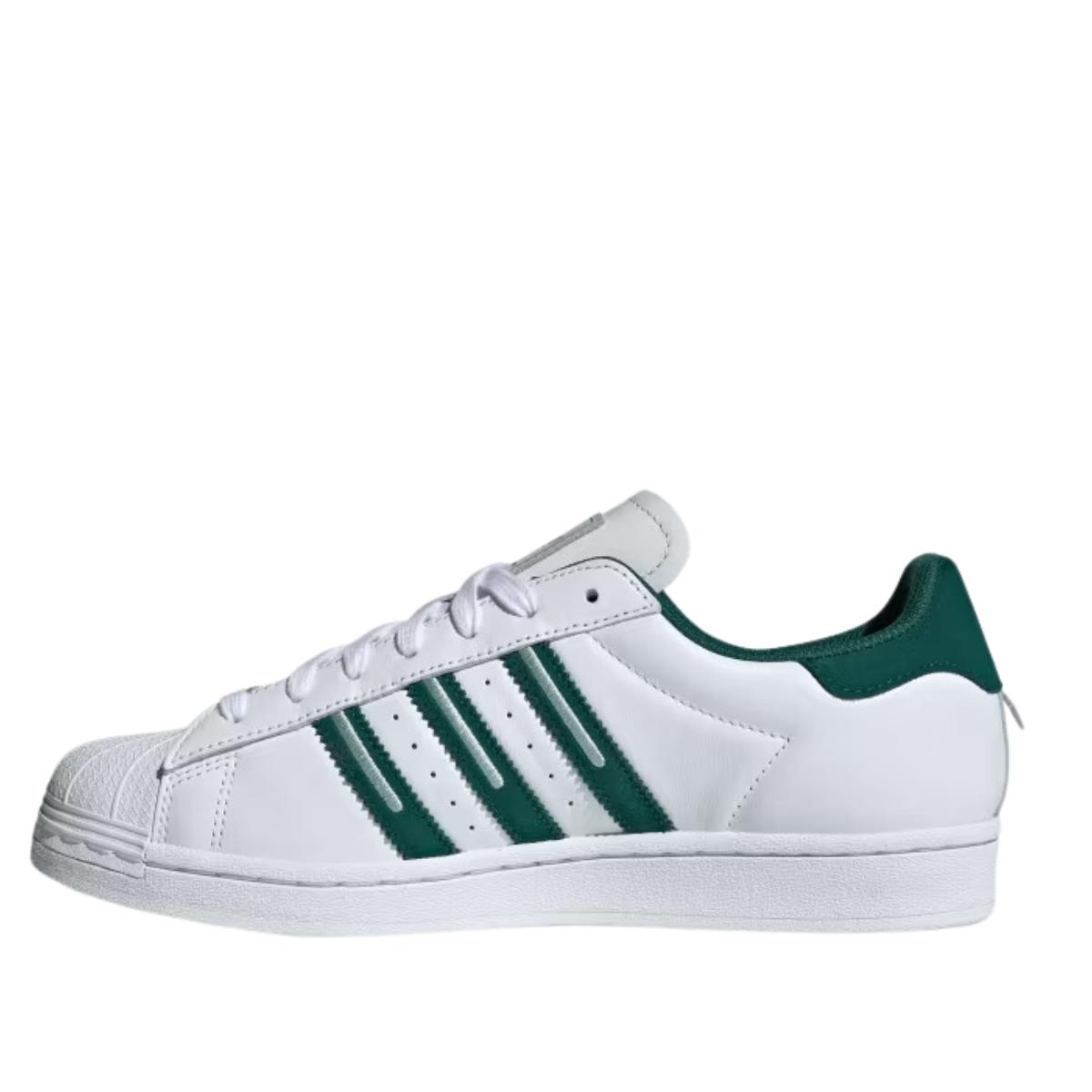 Giày Adidas Superstar Embroidered Green Stripes ID1374 phối sọc thêu chỉ xanh