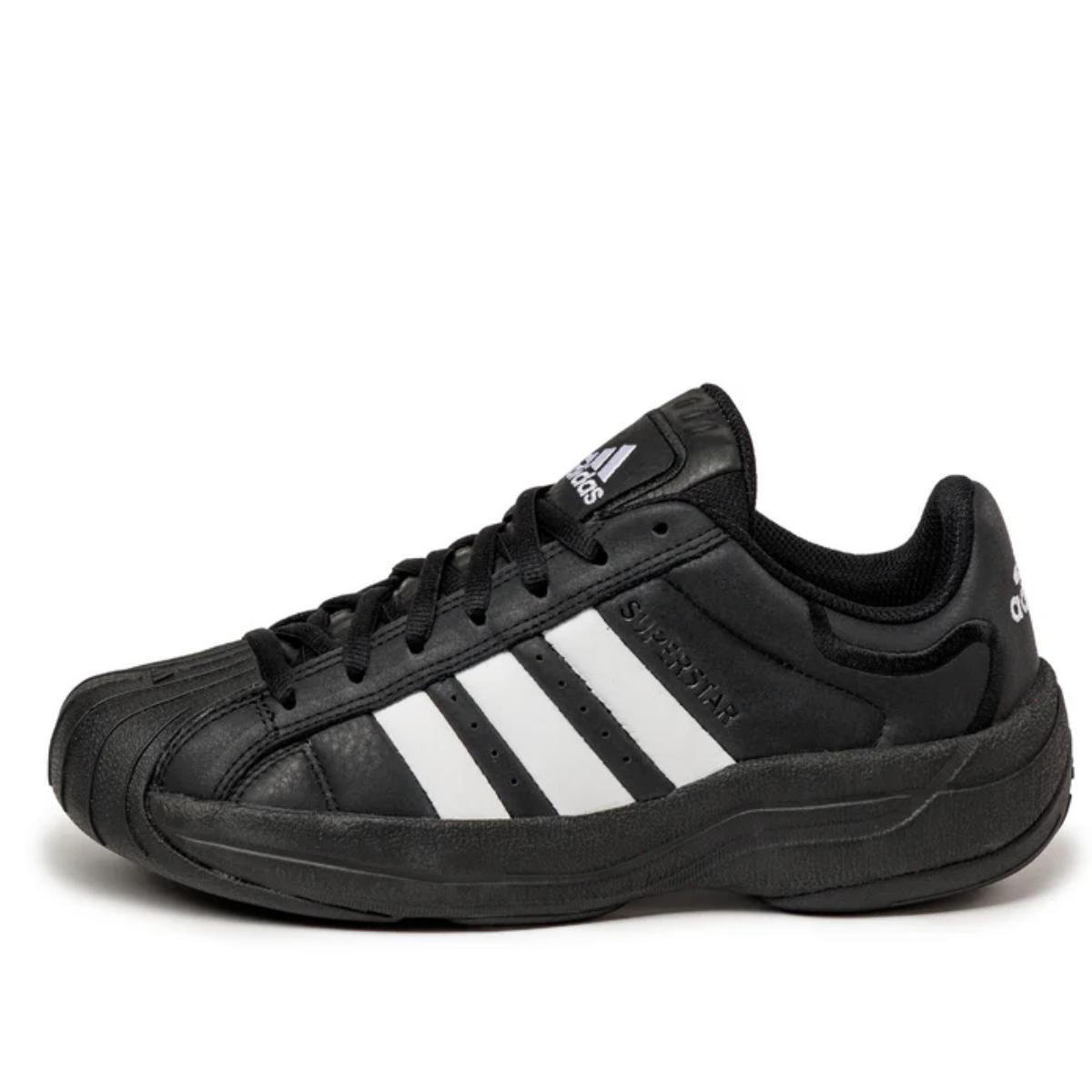 Giày adidas Superstar MN Core Black Cloud White IG9256 phối da đen trắng
