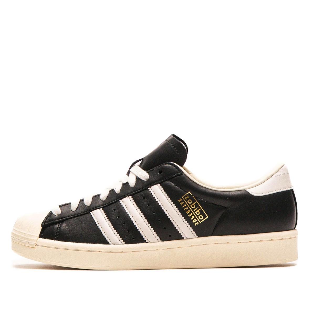 Giày Adidas Superstar Vintage Black Cream White JQ3255 phối đen kem cổ điển