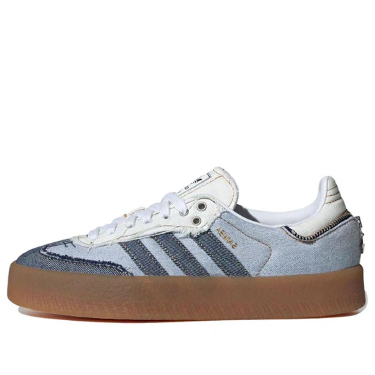 Giày adidas x ATMOS Sambae Stacked Denim WMNS II0001 phối denim xếp lớp